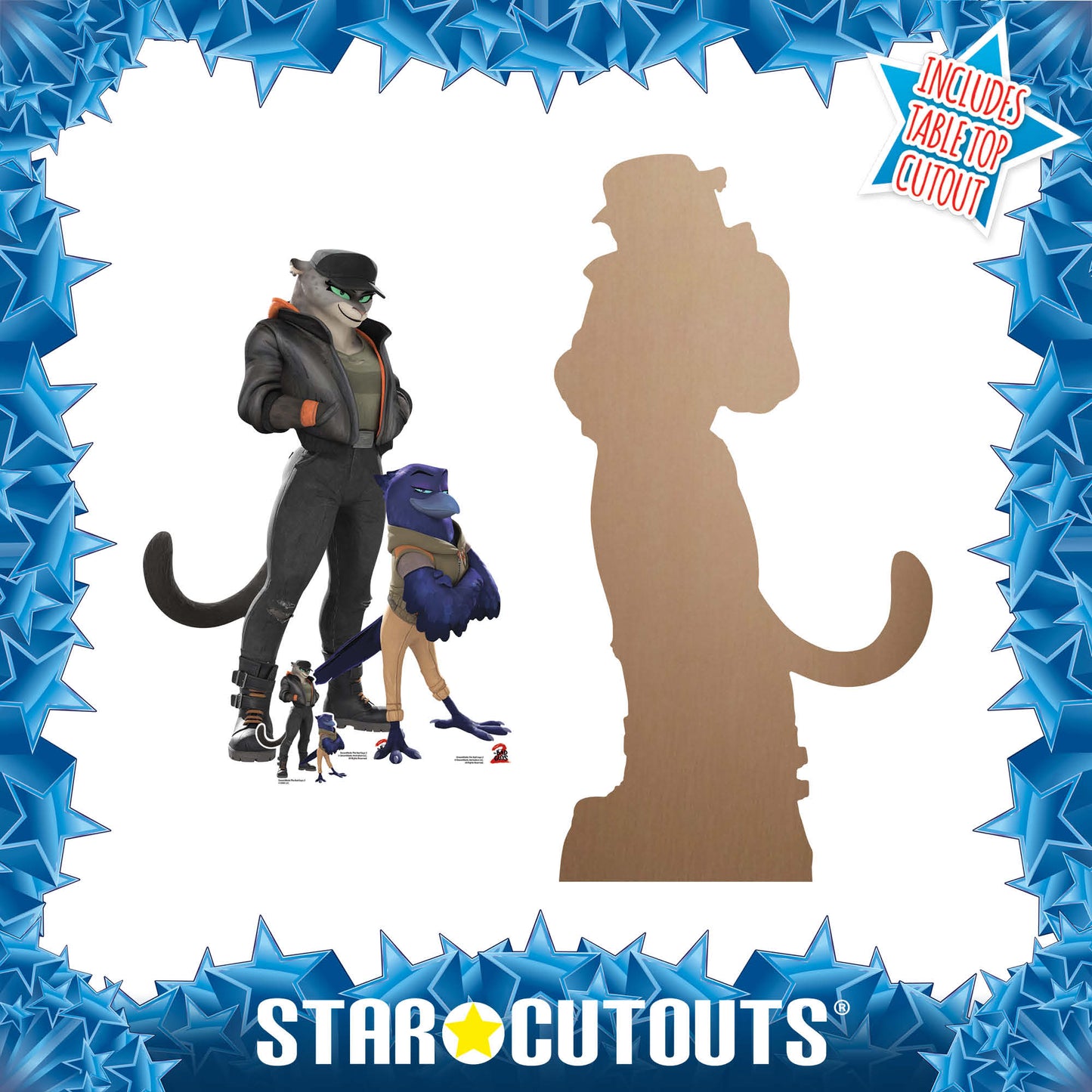 SC4811 Bad Guys Pack Kitty & Susan Cardboard Cut Out Height 113cm