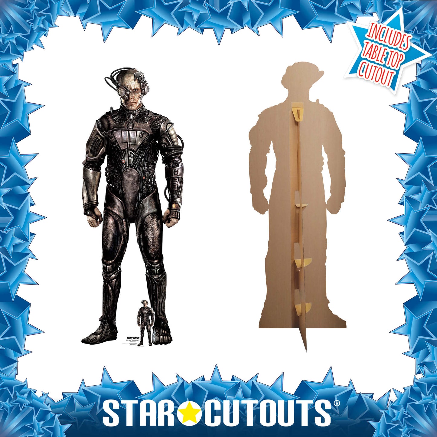 SC4821 Borg Drone Star Trek Cardboard Cutout Height 184cm
