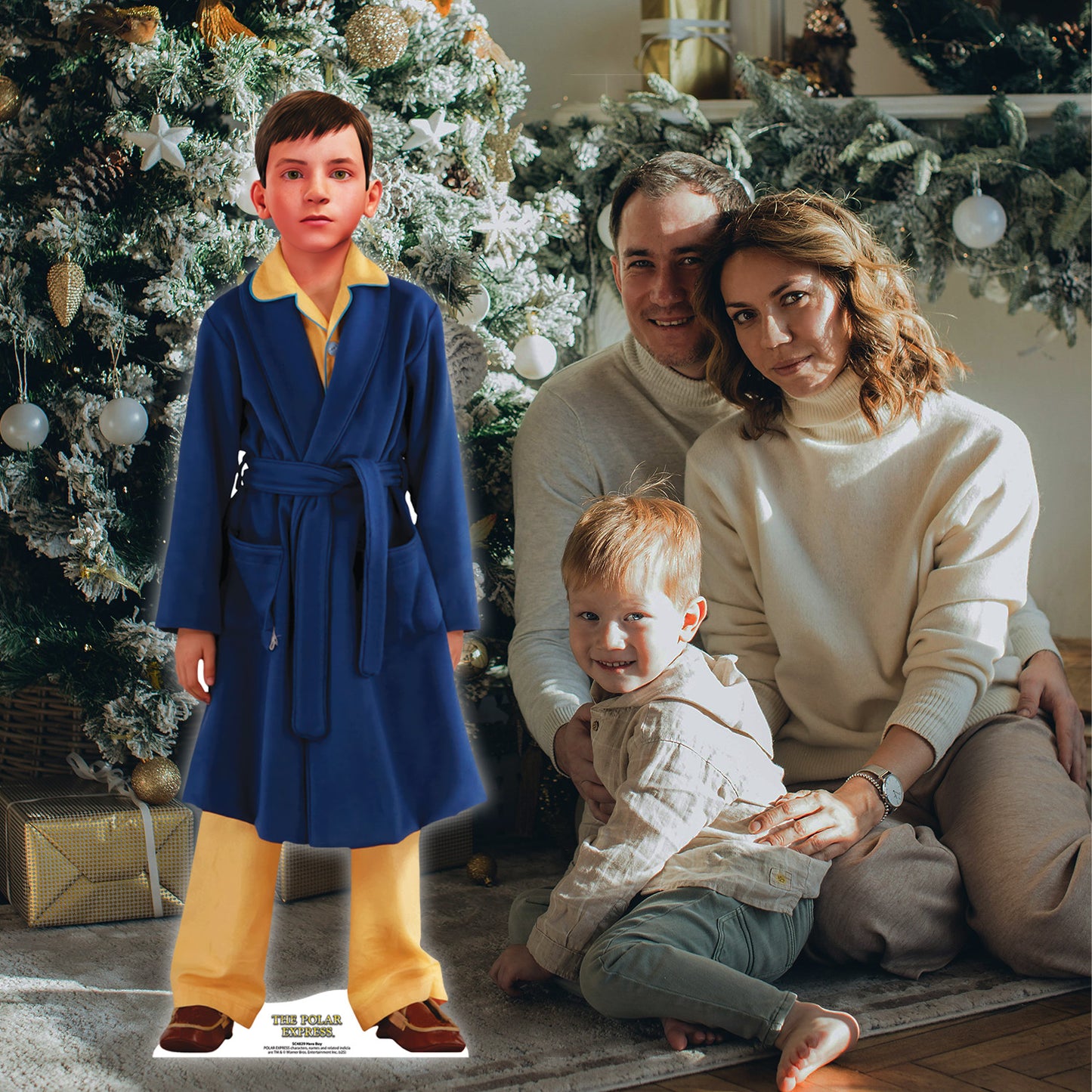 SC4829 The Polar Express Hero Boy Christmas Cardboard Cutout Height 135cm