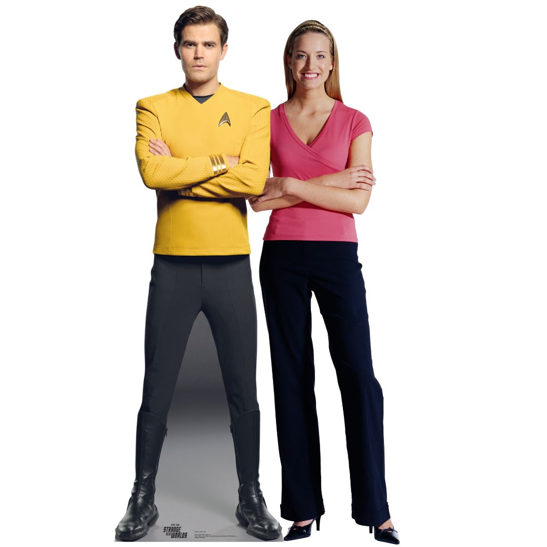 SC4833 James T Kirk Paul Wesley Cardboard Cut Out Height 180cm
