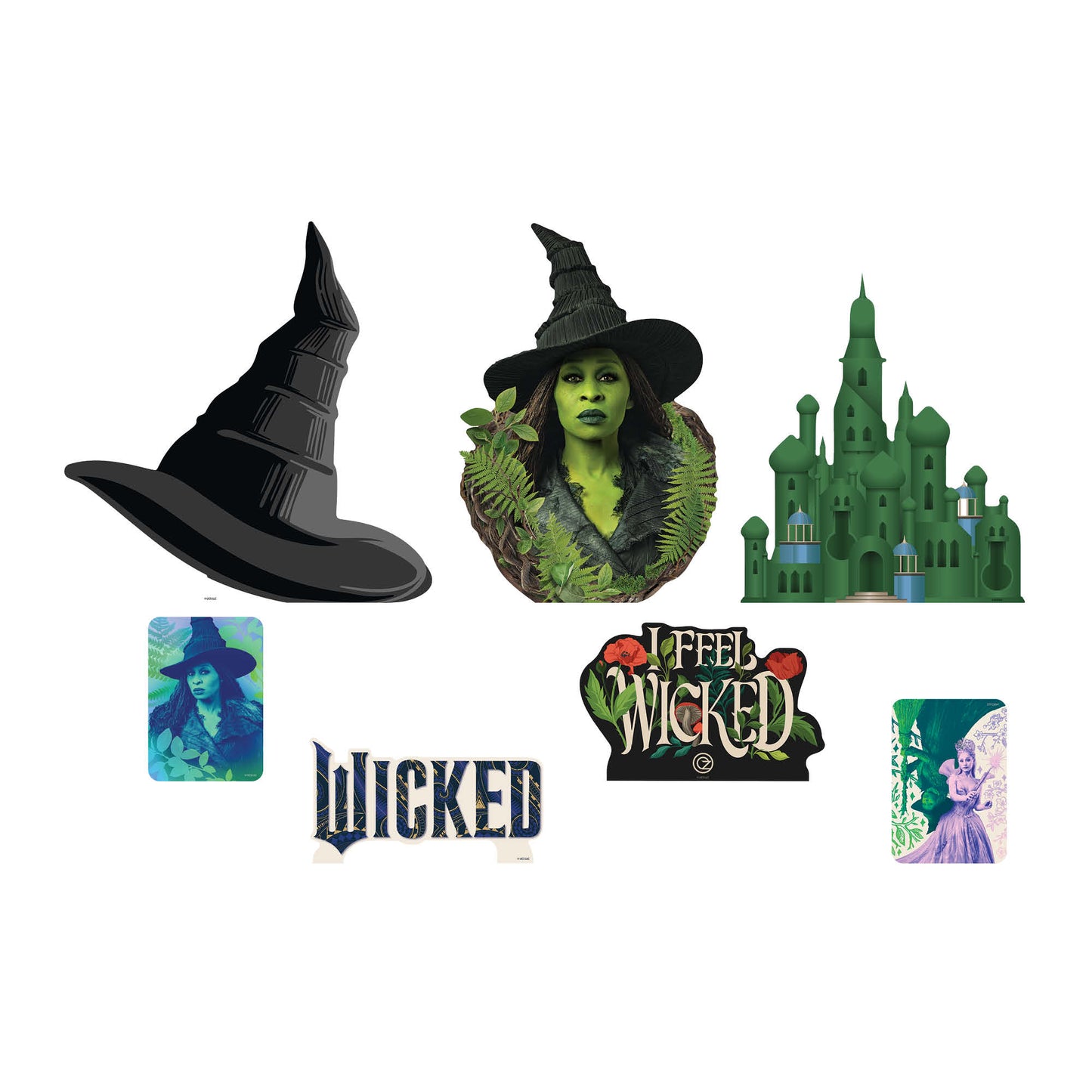 SC4856 Wicked For Good Elphaba Star Mini Bundle (Multi-Function) Cardboard Cutouts