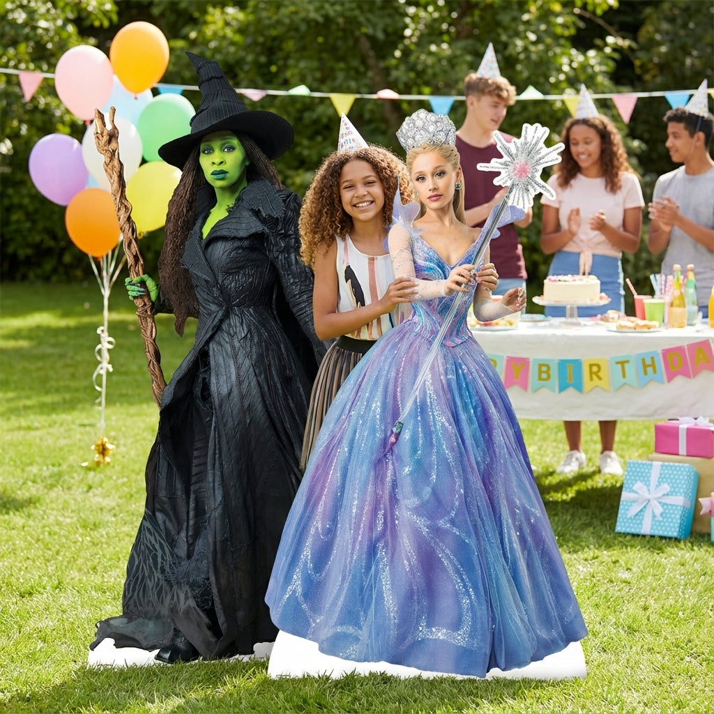 SC4882 Wicked for Good Movie Glinda Witch Life Sized Cardboard Cutout Height 165cm