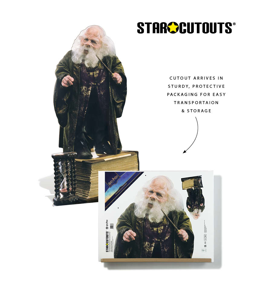 SC4891 Early Filius Flitwick Harry Potter Warwick Davis Cardboard Cutout Height 133cm
