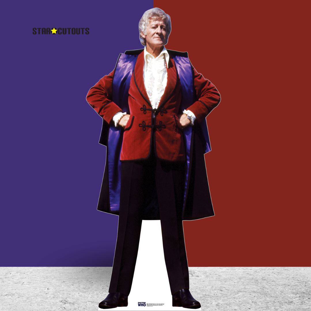 SC566 John Pertwee Cardboard Cut Out Height 189cm