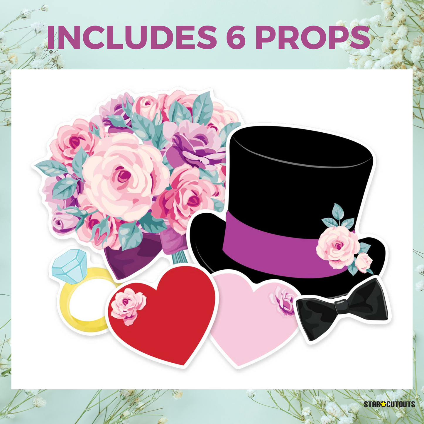 SF005 Selfie Frame Wedding & Props Regular Size Height 79.5 cm