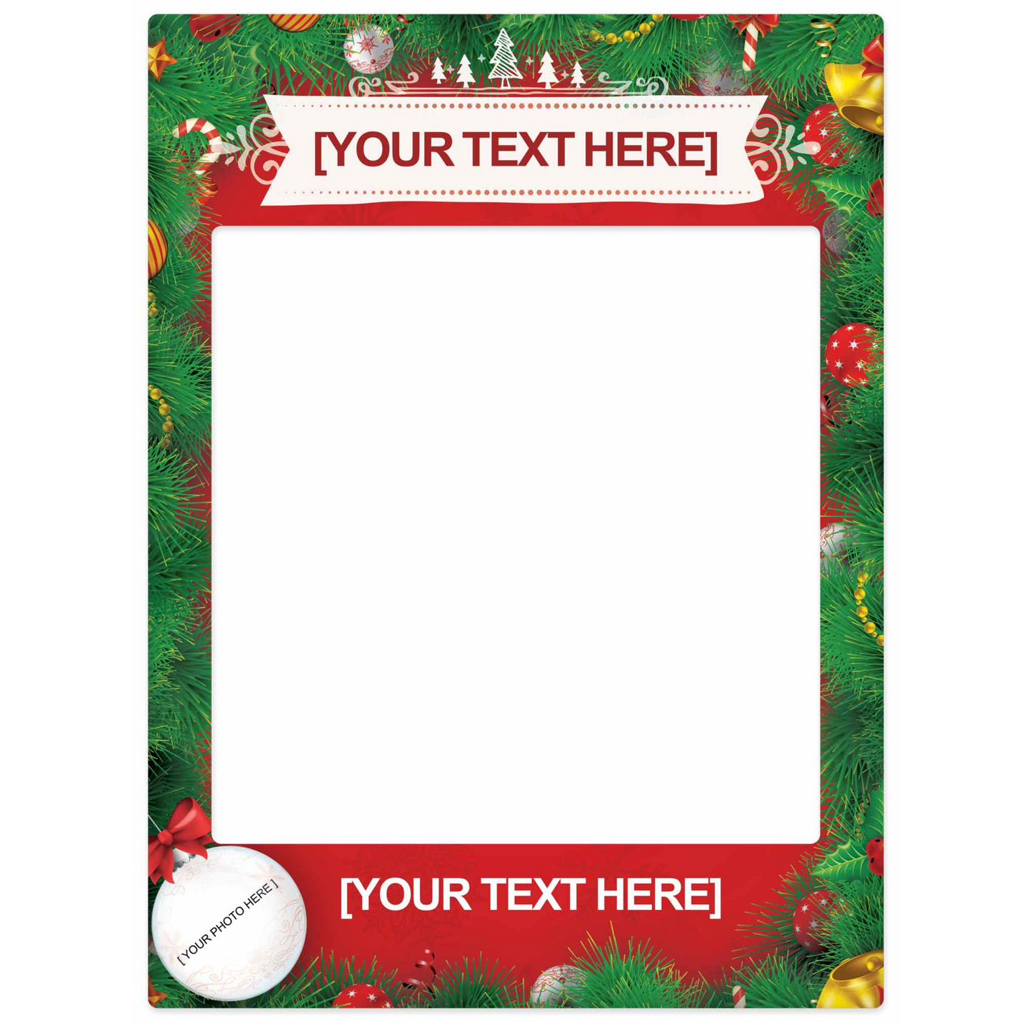 SF009 Selfie Frame Festive Christmas & Props Regular Size Height 79.5 cm