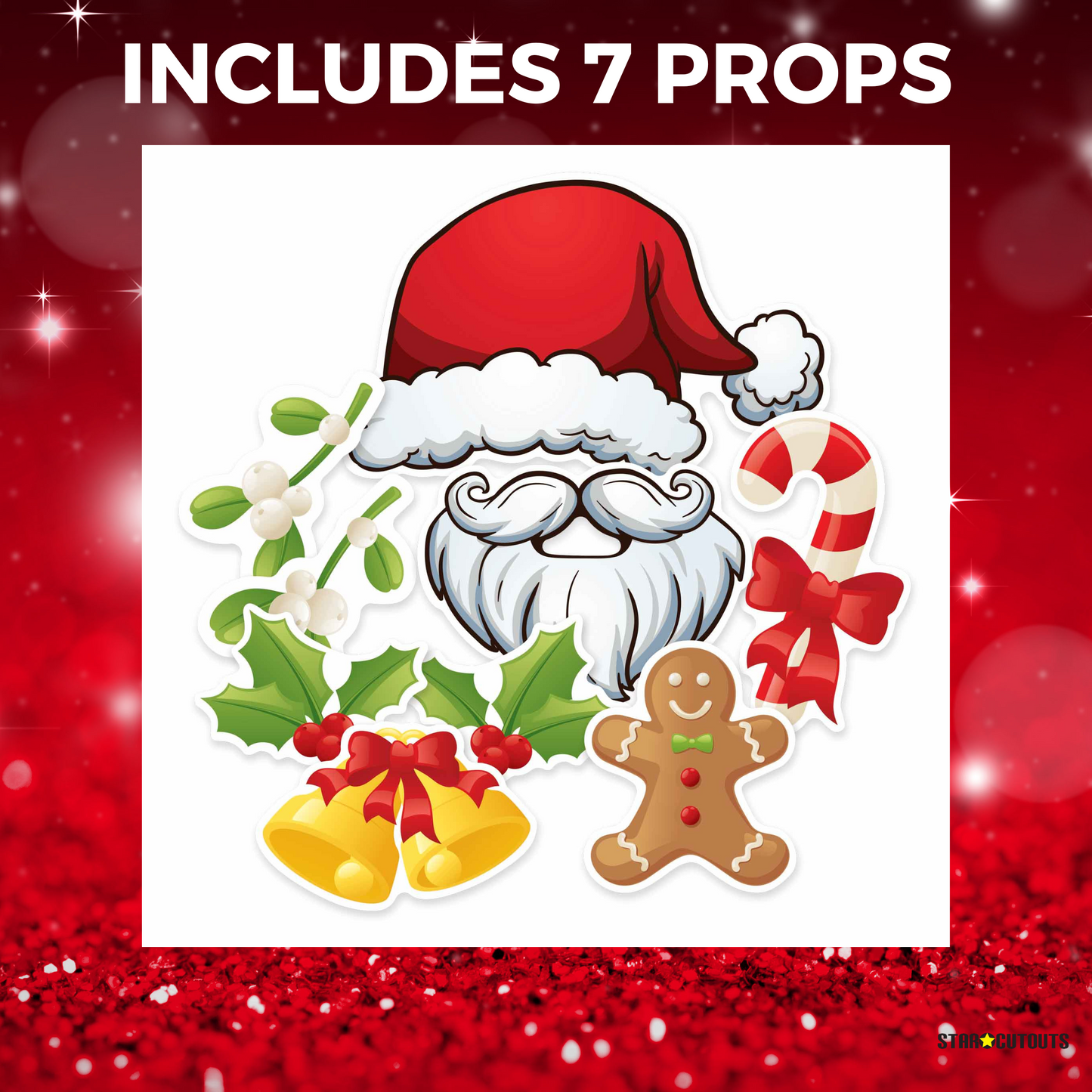 SF009 Selfie Frame Festive Christmas & Props Regular Size Height 79.5 cm