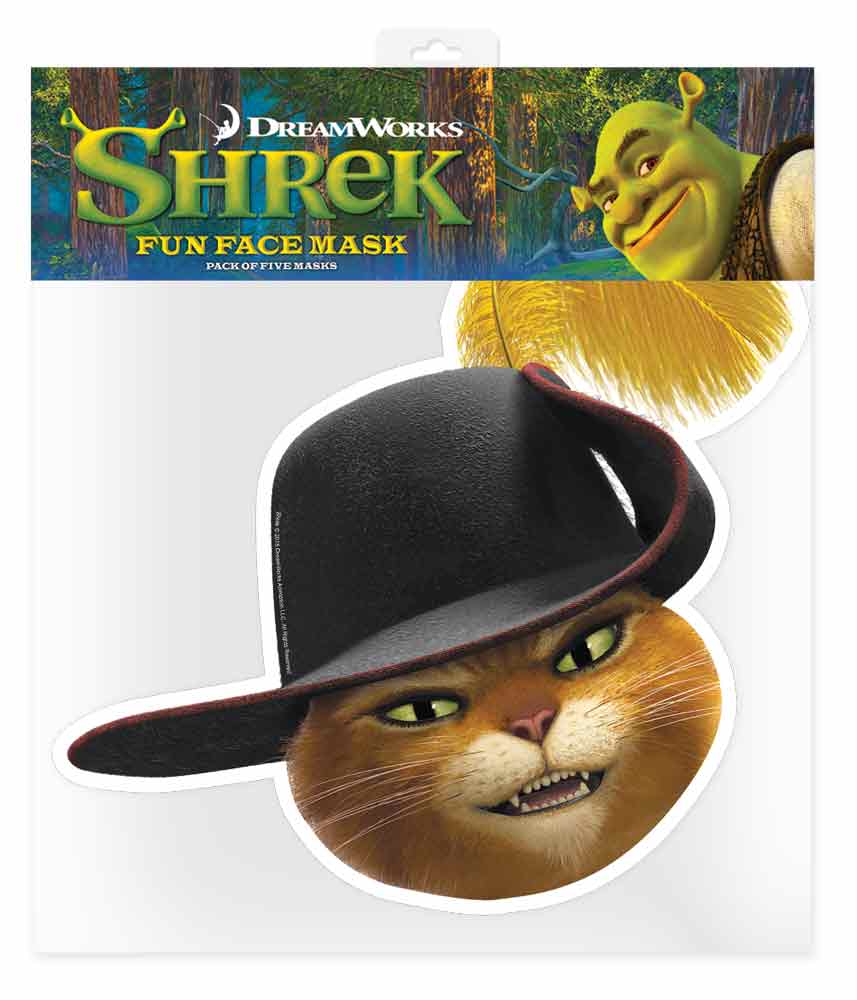 SM211 Puss in Boots Shrek Single Face Mask