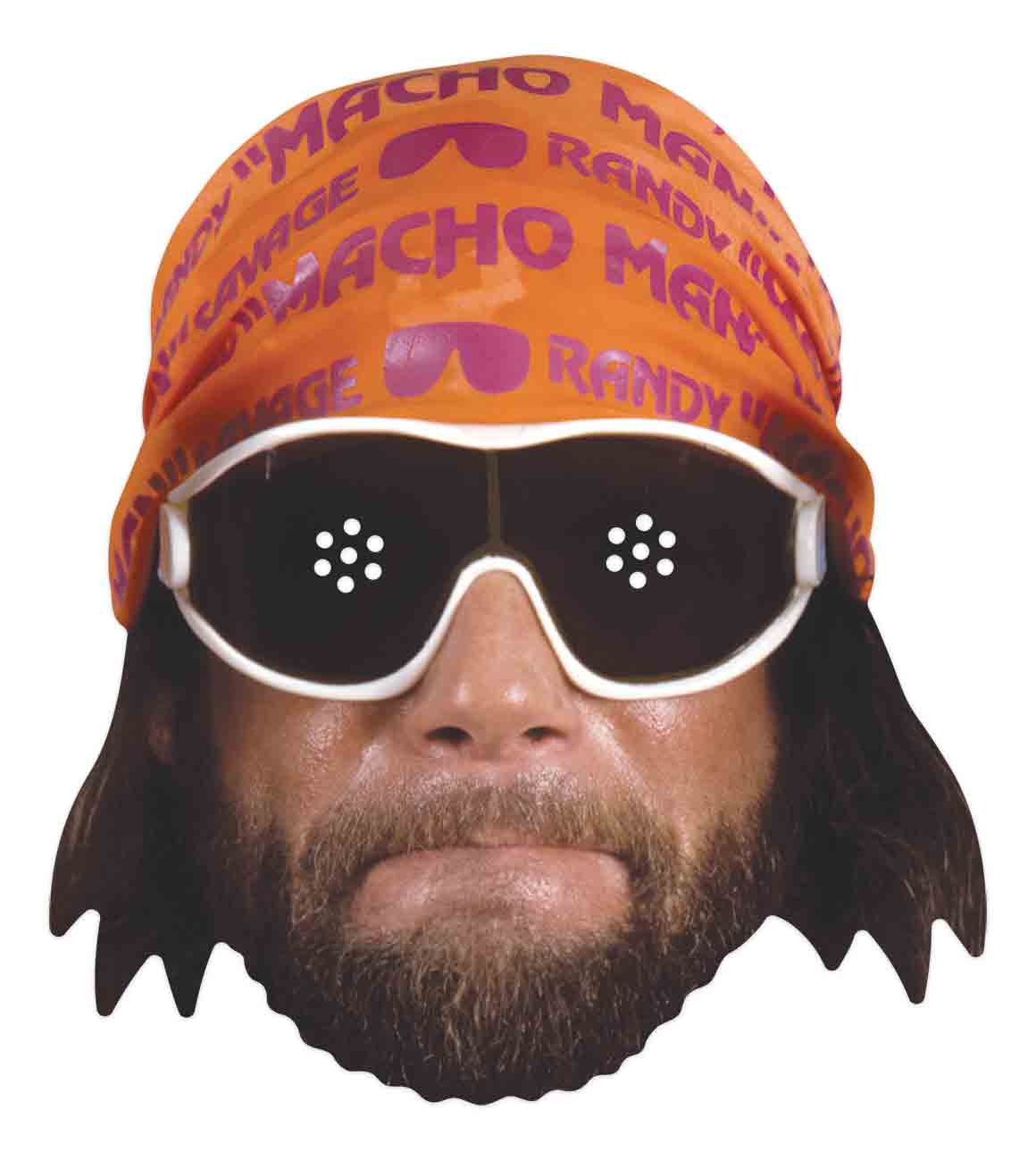 SM401 Macho Man Randy Savage WWE Single Face Mask