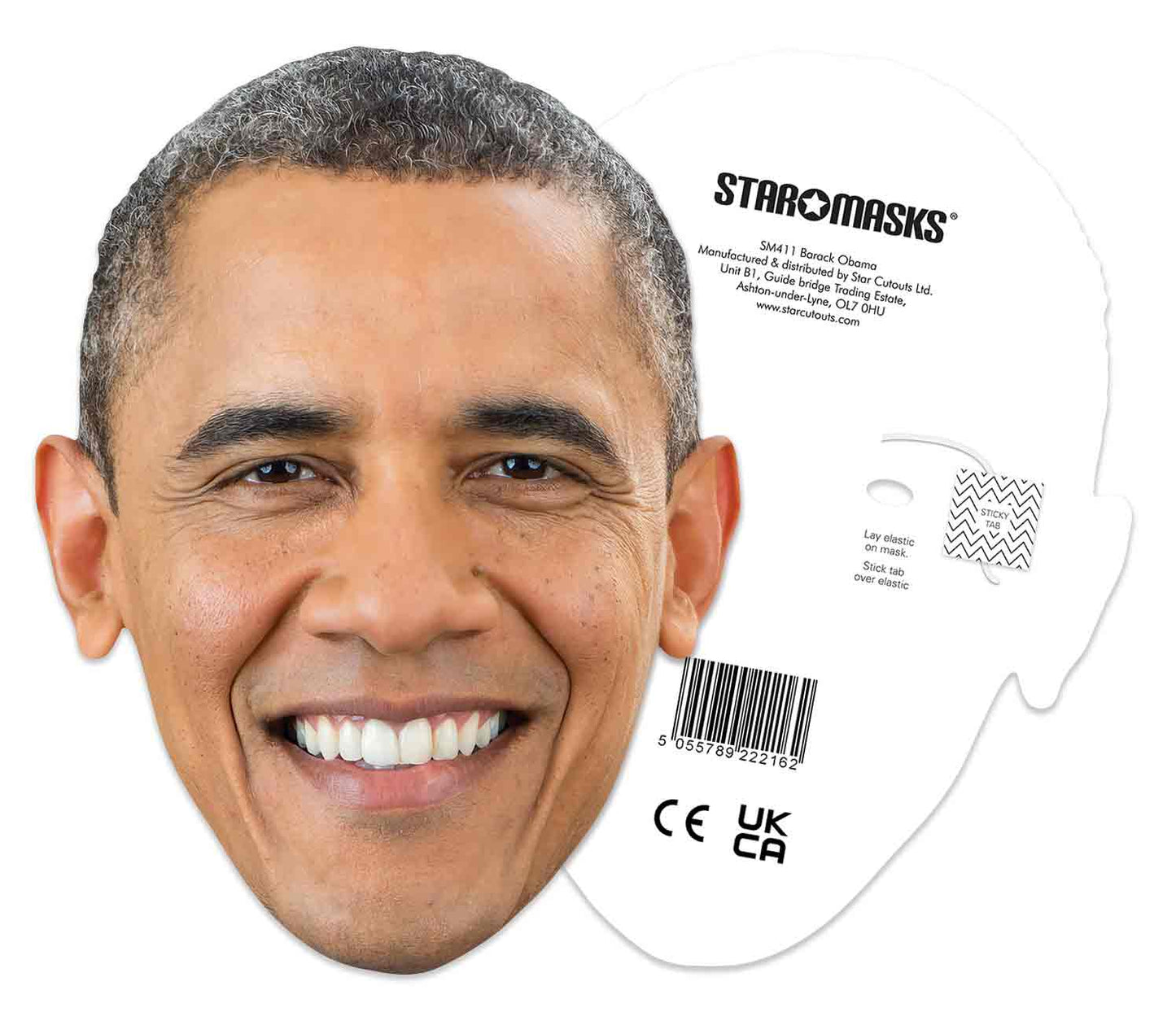 SM411 Barack Obama Politician Single Face Mask