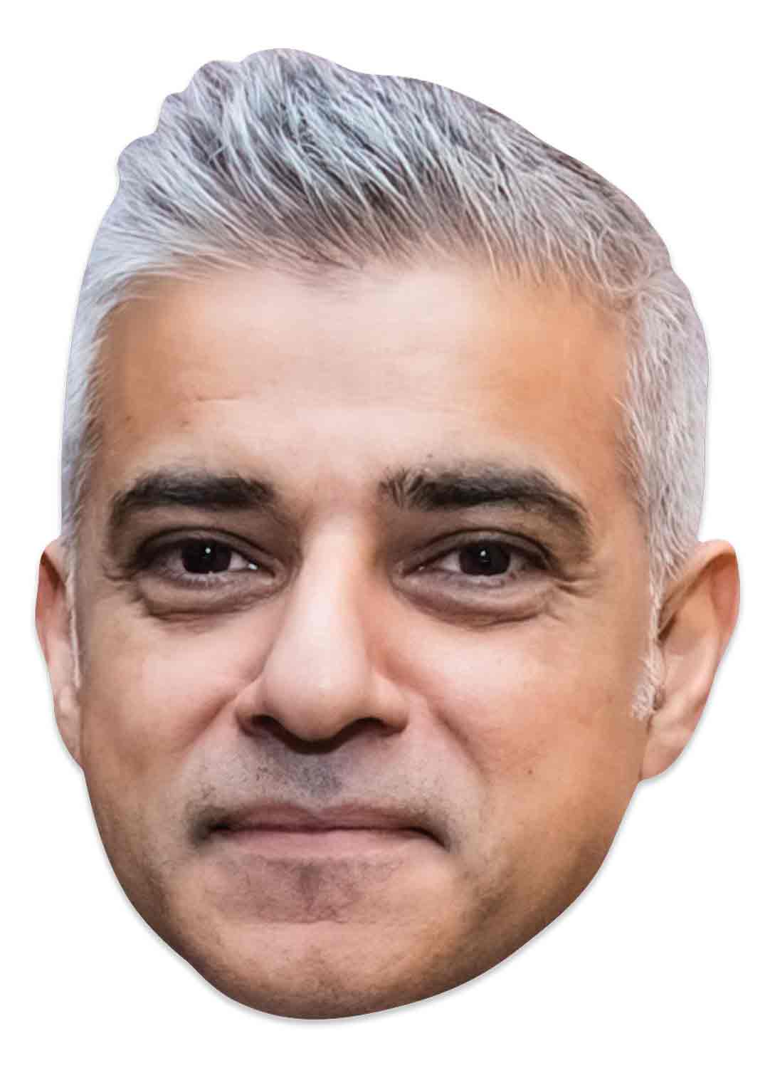 SM412 Sadiq Khan Politician Single Face Mask