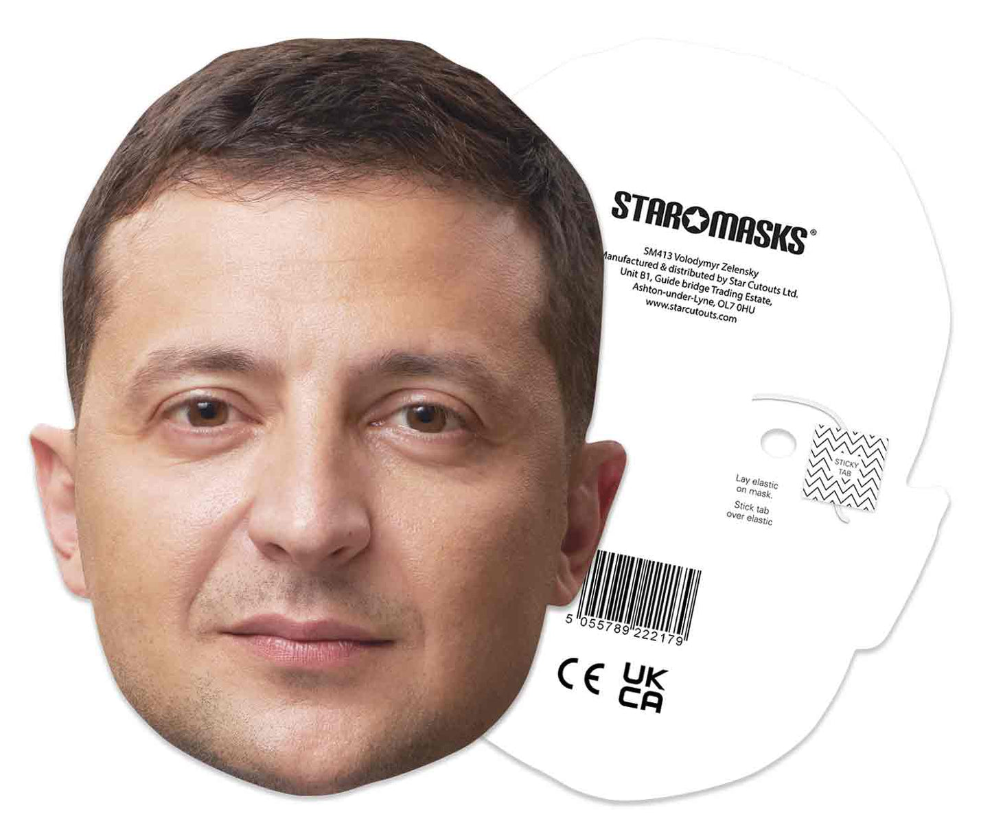 SM413 Volodymyr Zelensky Politician Single Face Mask