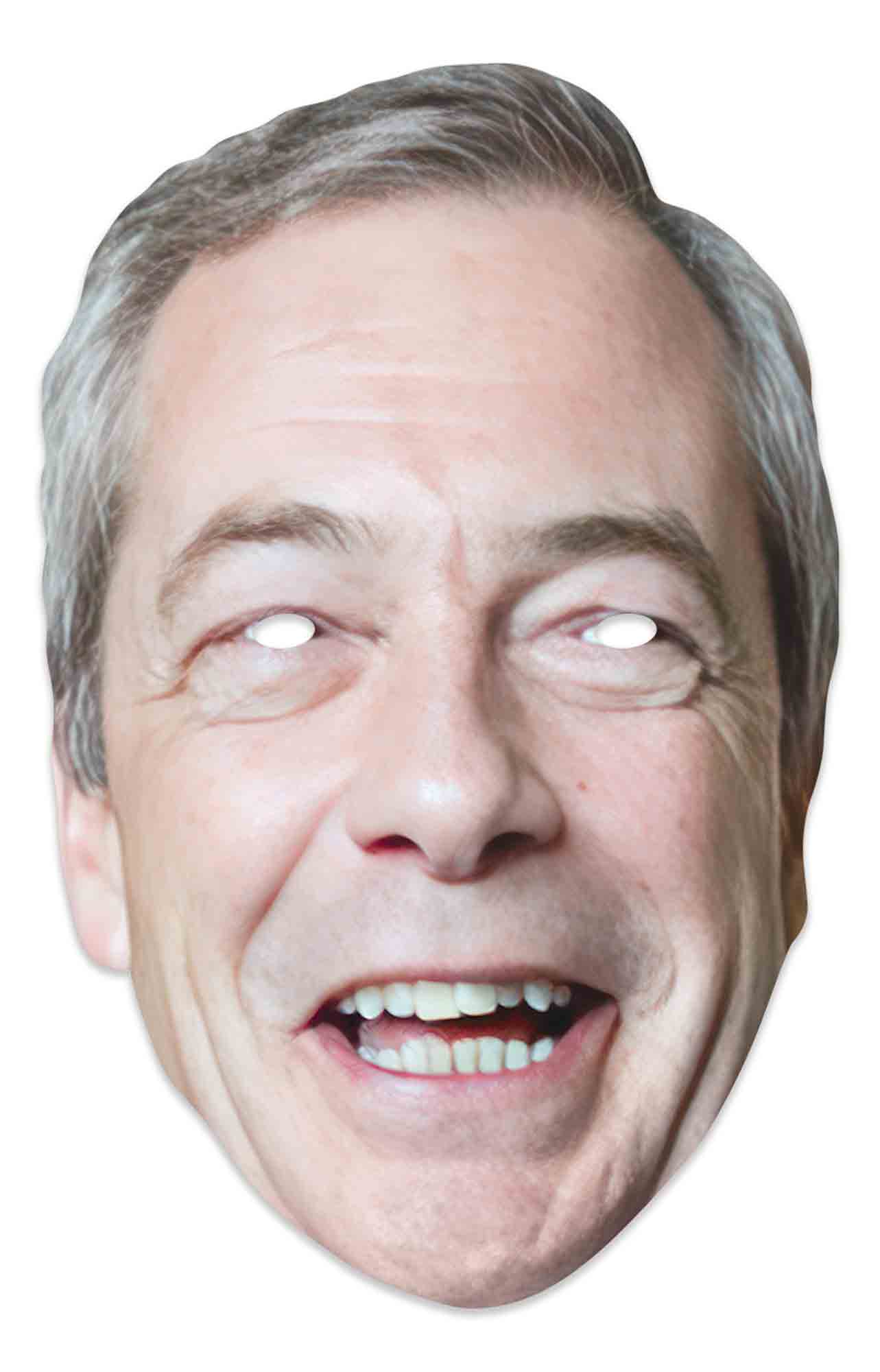 SM467 Nigel Farage Politician Single Face Mask