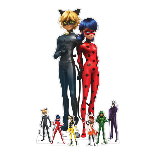 SP016 Miraculous Party Pack Cardboard Cut Out Height 135cm