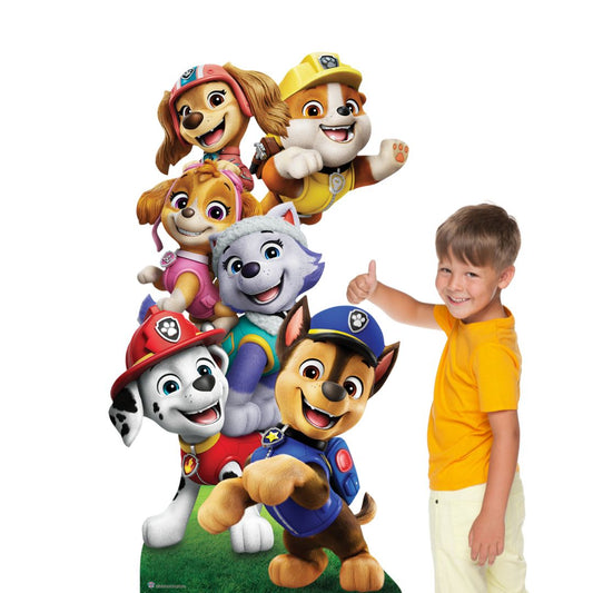 SC4602 Paw Patrol Group Shot Cardboard Cut Out Height 164cm