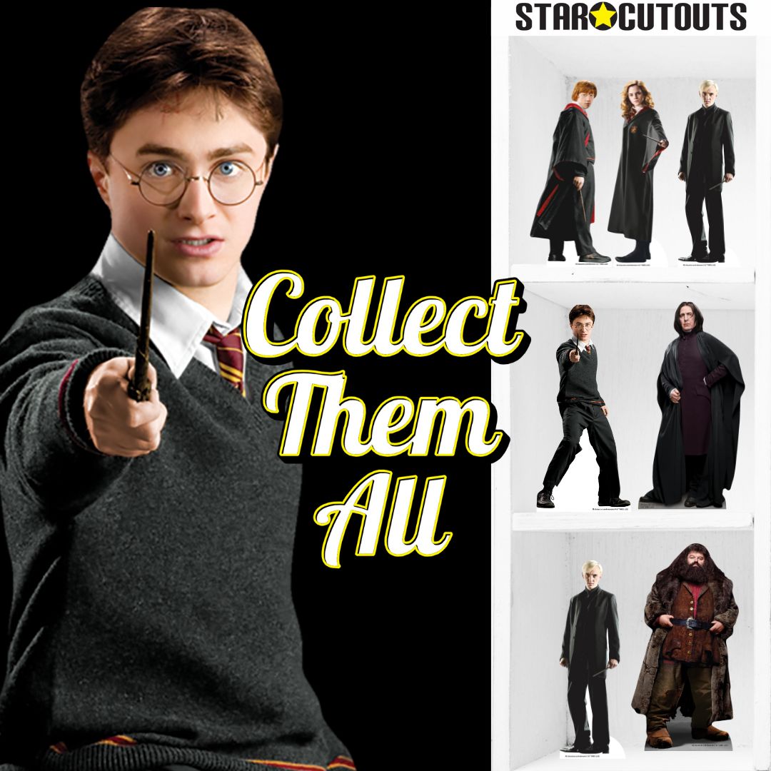 SC4843 Draco Malfoy Harry Potter Three Shelf Top Pack Cardboard Cutouts Height 30cm