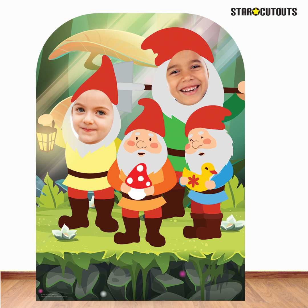 SC1069 The Spirit of the Garden Gnomes Child Stand-in Cardboard Cut Out Height 131cm