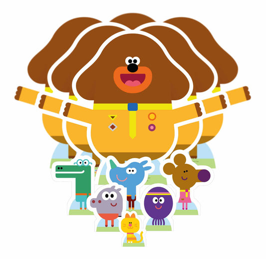 TT005 Hey Duggee & The Squirrels Table Toppers Party Pack (12 cut-outs)