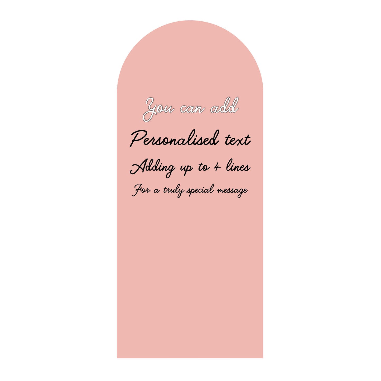 XQ001 Dusky Pink Sailboard Cardboard Cut Out Height 185cm Width 80cm