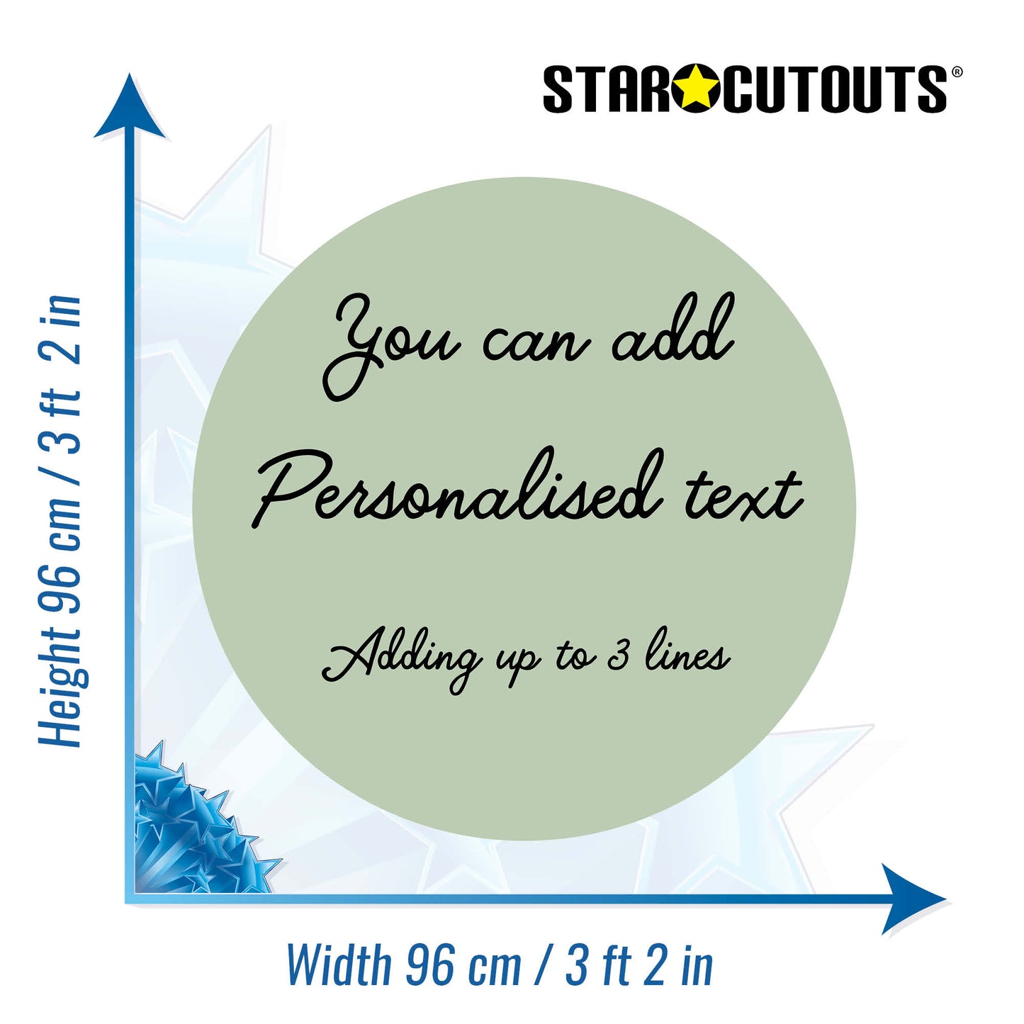 XQ015-x-l-004 Large Correx Circle - Sage Green Height 96 cm Width 96 cm