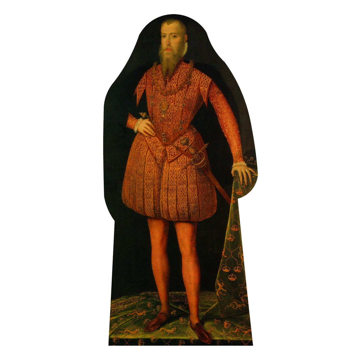SC060 Tudor Man Stand-In Cardboard Cut Out Height 188cm