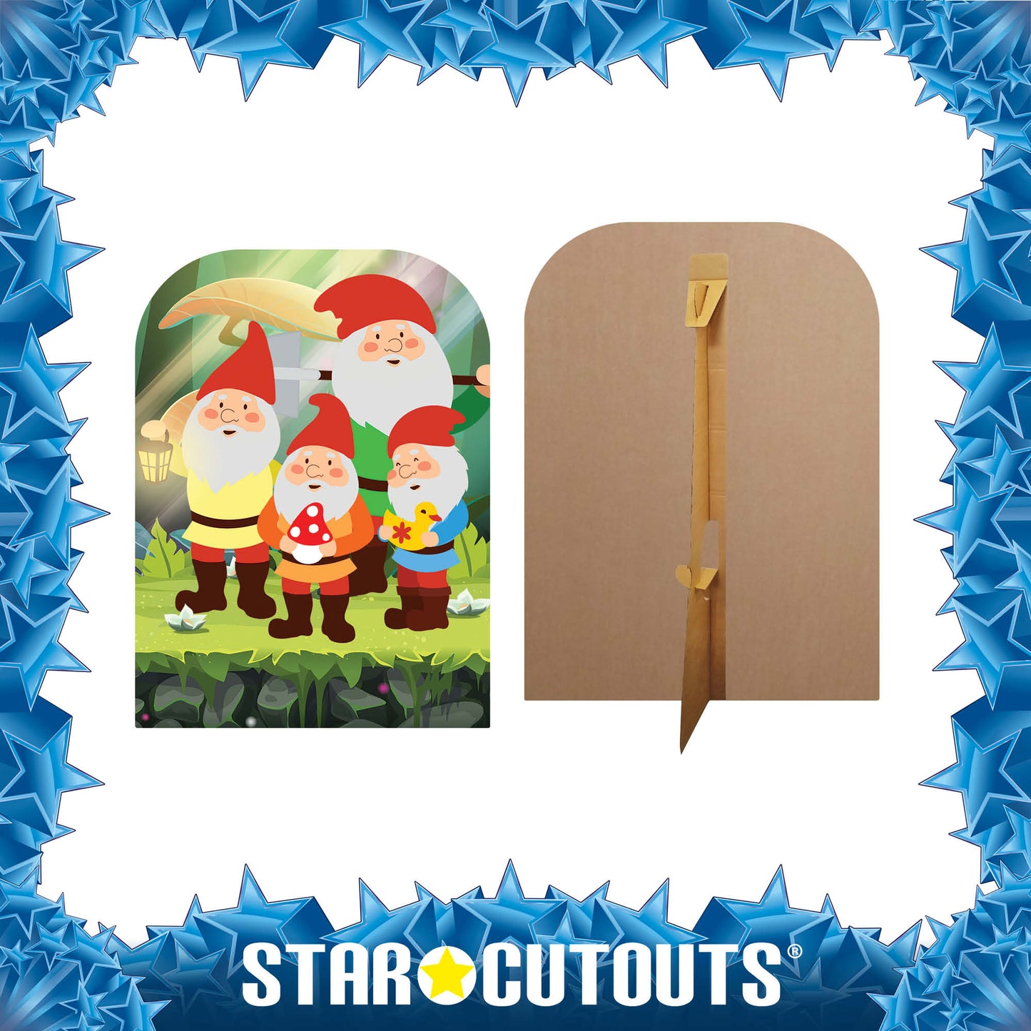 SC1069 The Spirit of the Garden Gnomes Child Stand-in Cardboard Cut Out Height 131cm