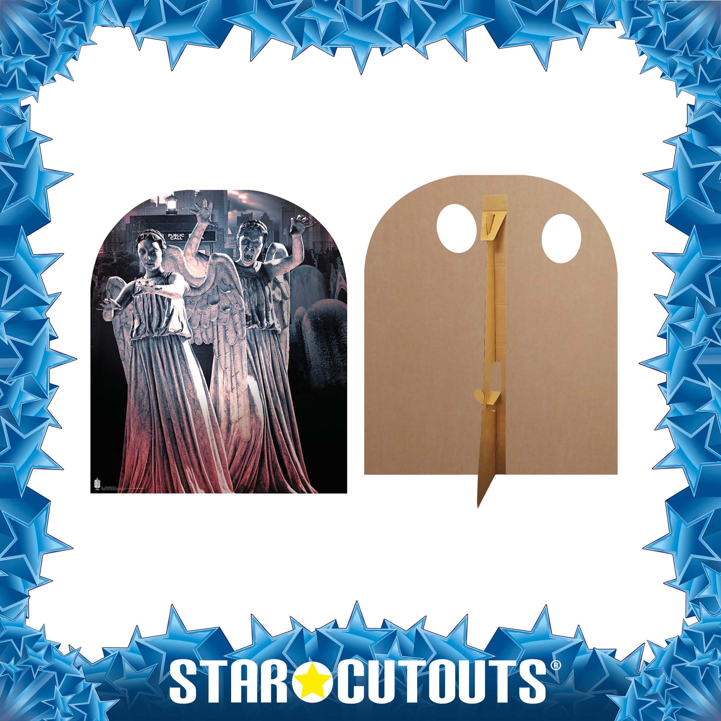 Weeping Angel SI child Cardboard Cut Out Height 115cm - Star Cutouts