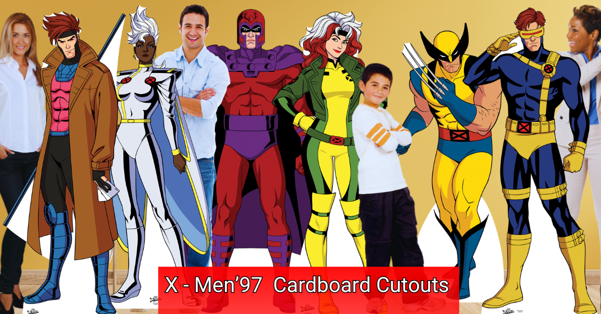 x men marvel cardboard cutouts