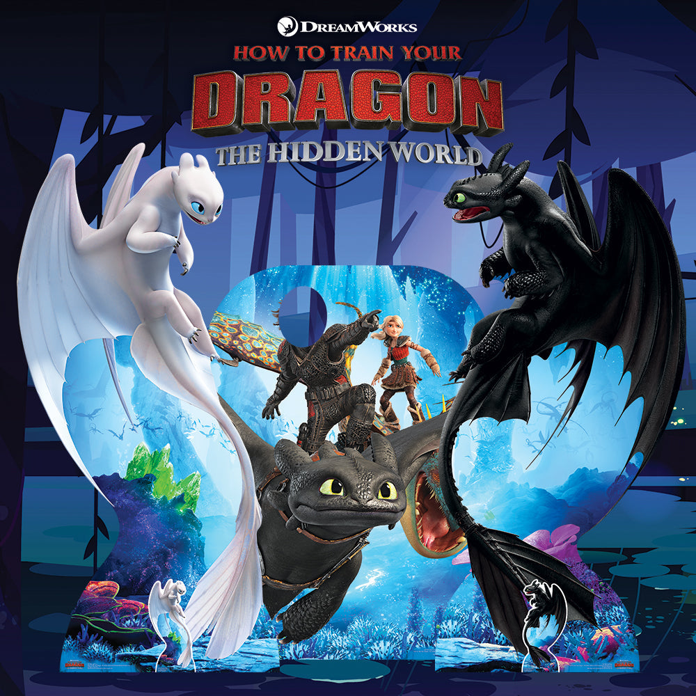 SC1301 How to Train Your Dragon 3 Stand-In Toothless Hiccup Stormfly Astrid Cardboard Cut Out Height 130cm