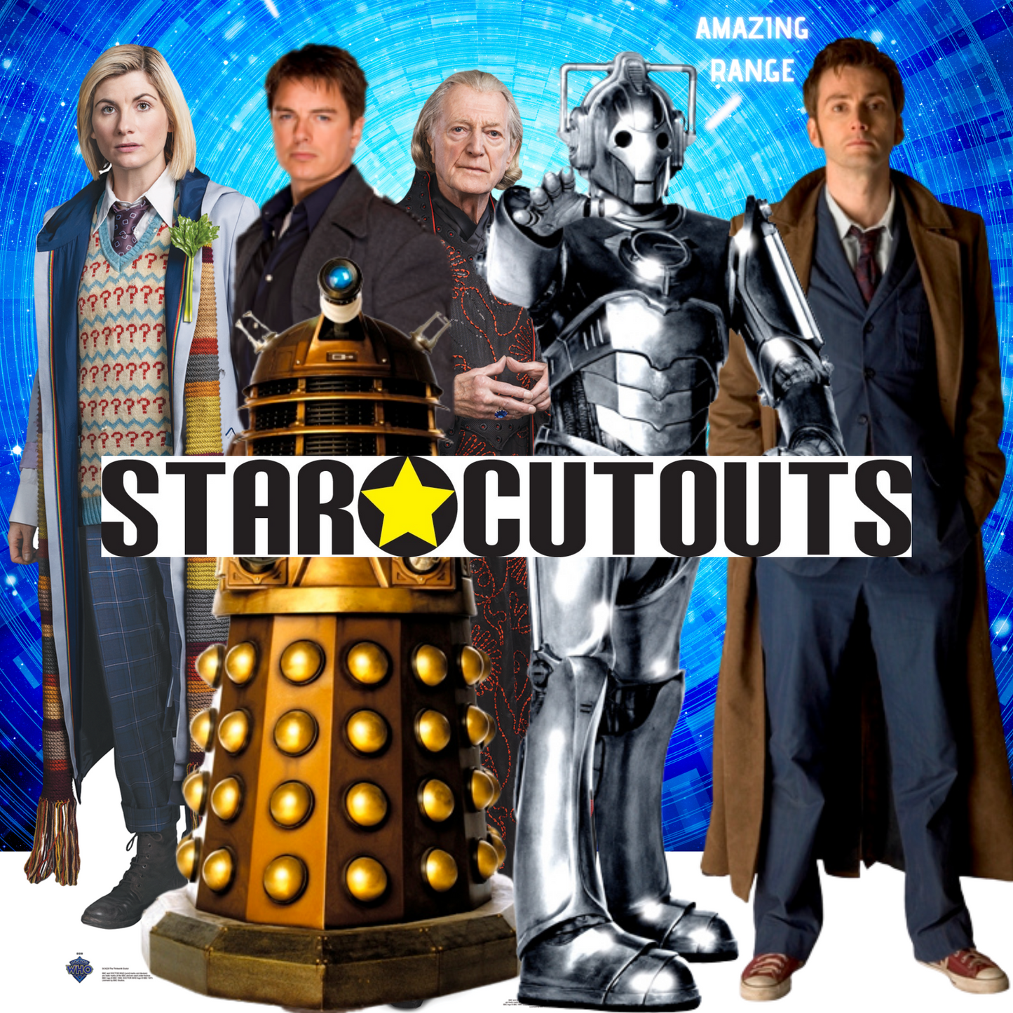 Tom Baker - Fourth Doctor Cardboard Cut Out Height 181cm