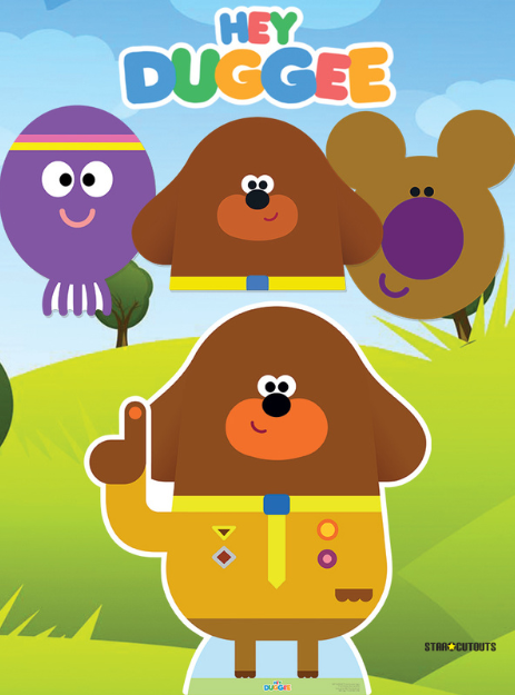 SC939 Hey Duggee & The Squirrels  Cardboard Cut Out Height 107cm