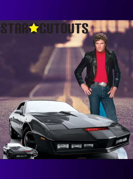 SC1640 Kitt Knight Rider Cardboard Cut Out Height 94cm