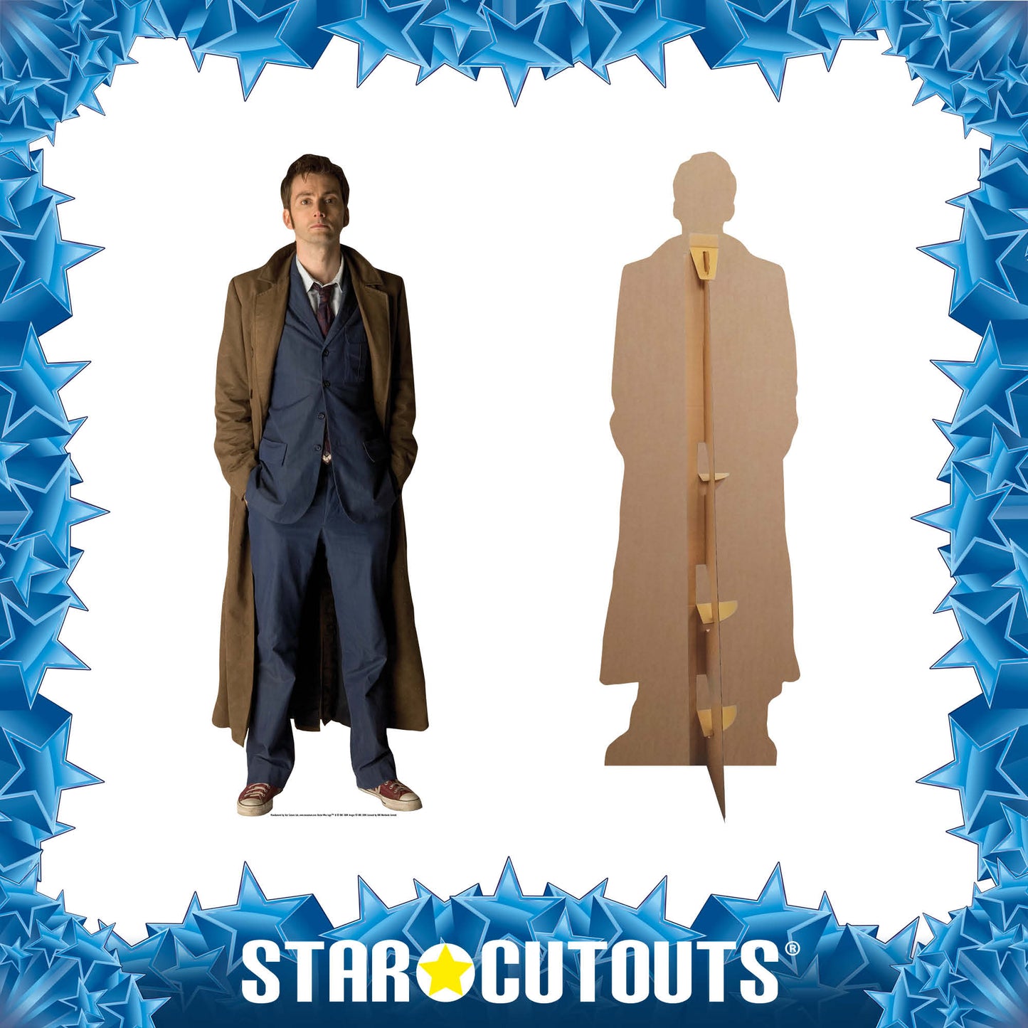 The Doctor David Tenant Cardboard Cut Out Height 183cm - Star Cutouts