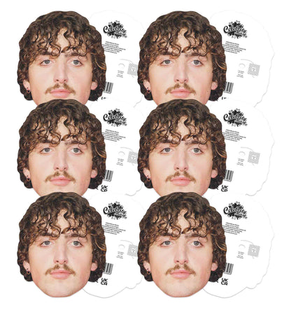 CMP009 Benson Boone 6 Pack Masks - Includes Tabs and Elastic