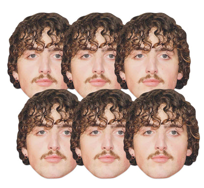 CMP009 Benson Boone 6 Pack Masks - Includes Tabs and Elastic