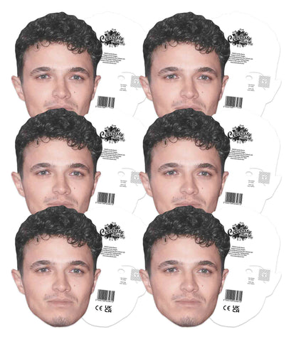 CMP010 Lando Norris 6 Pack Masks - Includes Tabs and Elastic