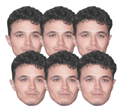 CMP010 Lando Norris 6 Pack Masks - Includes Tabs and Elastic