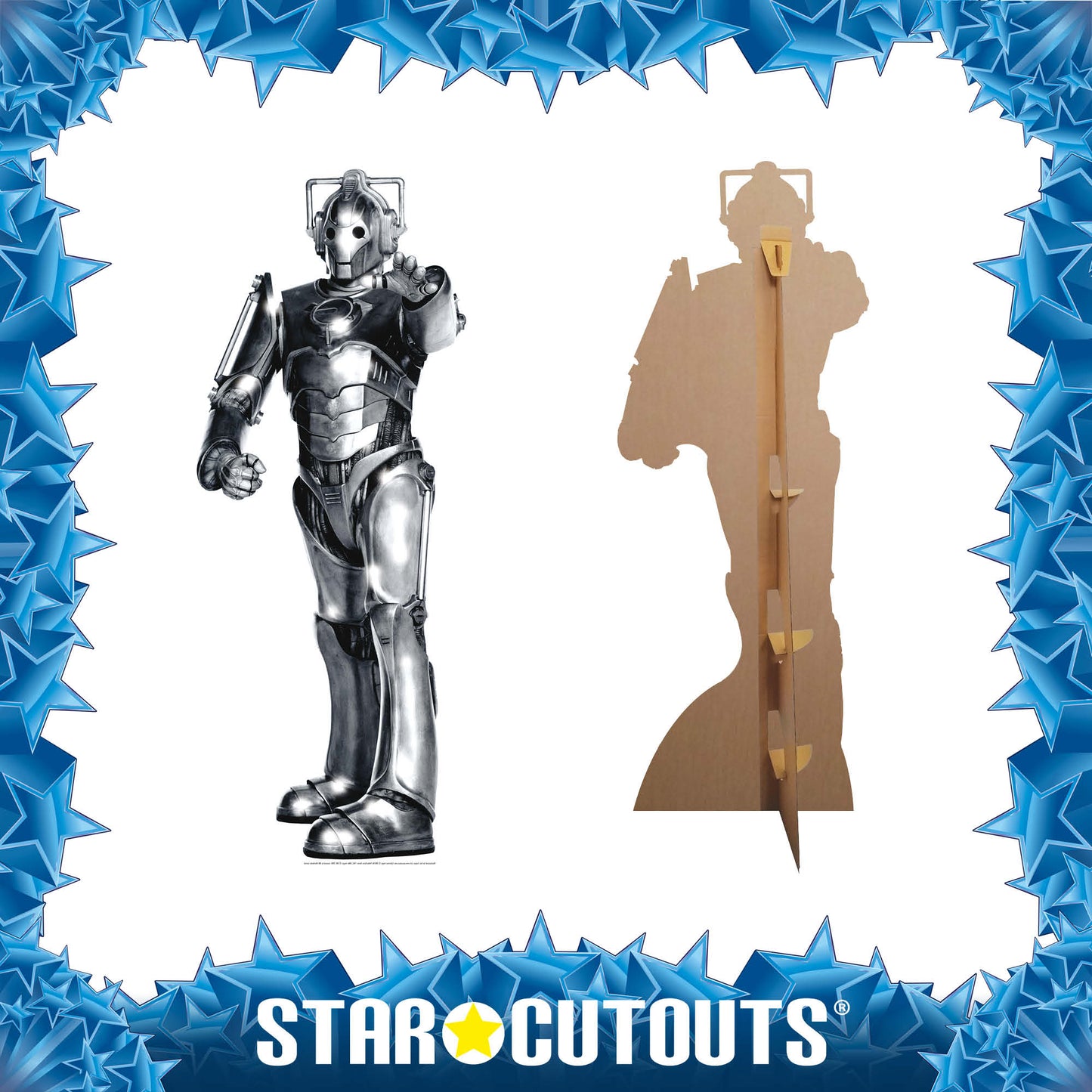 Cyberman Cardboard Cut Out Height 191cm - Star Cutouts