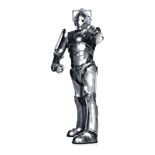 Cyberman Cardboard Cut Out Height 191cm - Star Cutouts