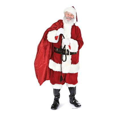 SC014 Santa with Sack of Toys Cardboard Cut Out Height 188cm - Star Cutouts