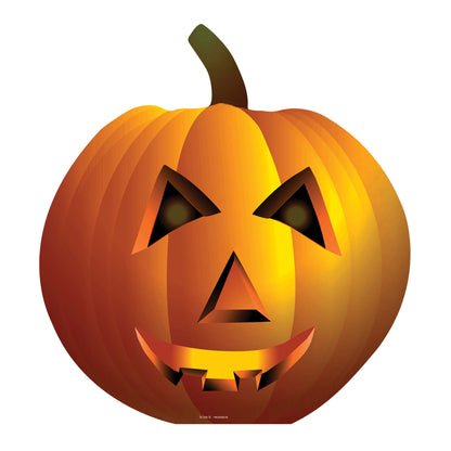 SC045 Pumpkin Cardboard Cut Out Height 104cm