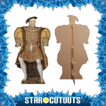 SC063 King Henry VIII Cardboard Cut Out Height 178cm