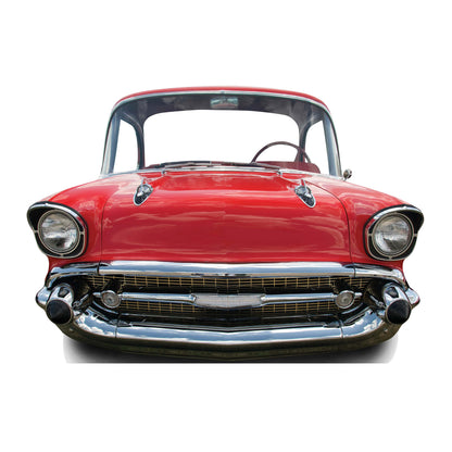 SC087 Red Car (SMALL) 'Stand-In' Cardboard Cut Out Height 105cm