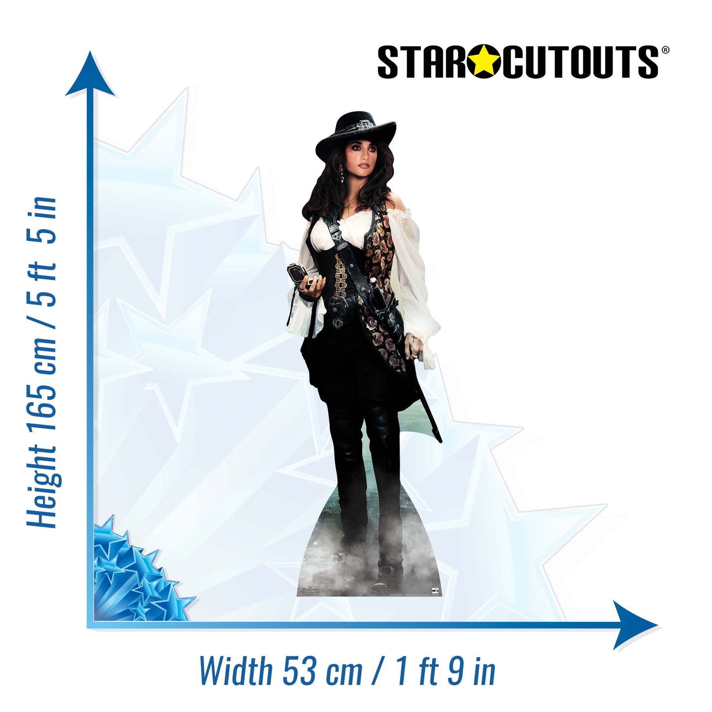 SC1021 Angelica Cardboard Cut Out Height 165cm