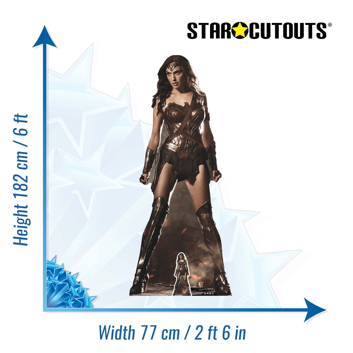 SC1031 Wonder Woman (Gal Gadot) Cardboard Cut Out Height 182cm