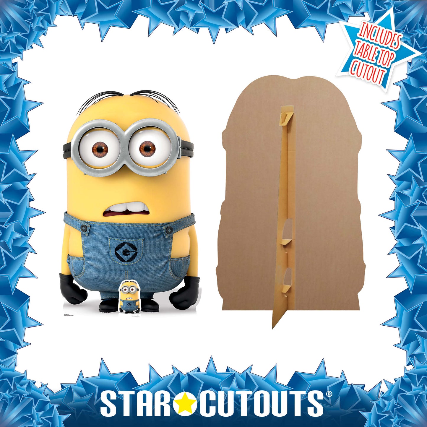 SC1034 Dave – Minion Cardboard Cut Out Height 147cm - Star Cutouts