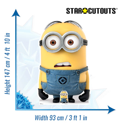 SC1034 Dave – Minion Cardboard Cut Out Height 147cm - Star Cutouts