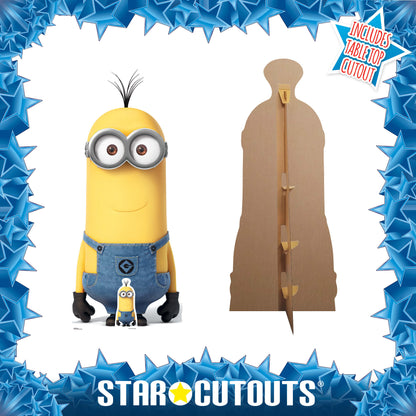 SC1035 Kevin – Tall Minion Cardboard Cut Out Height 180cm - Star Cutouts