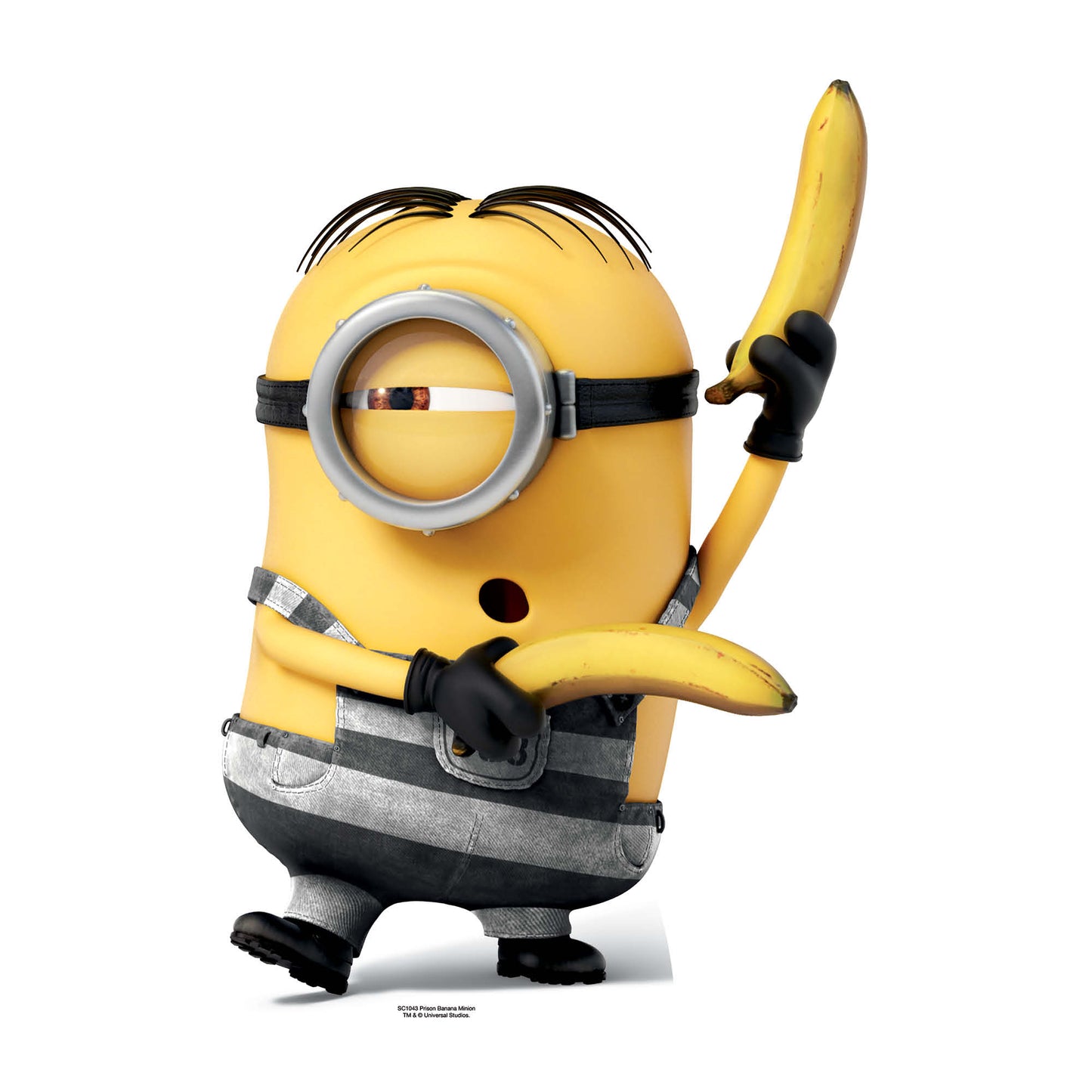 SC1043 Prison Banana Minion Cardboard Cut Out Height 84cm - Star Cutouts