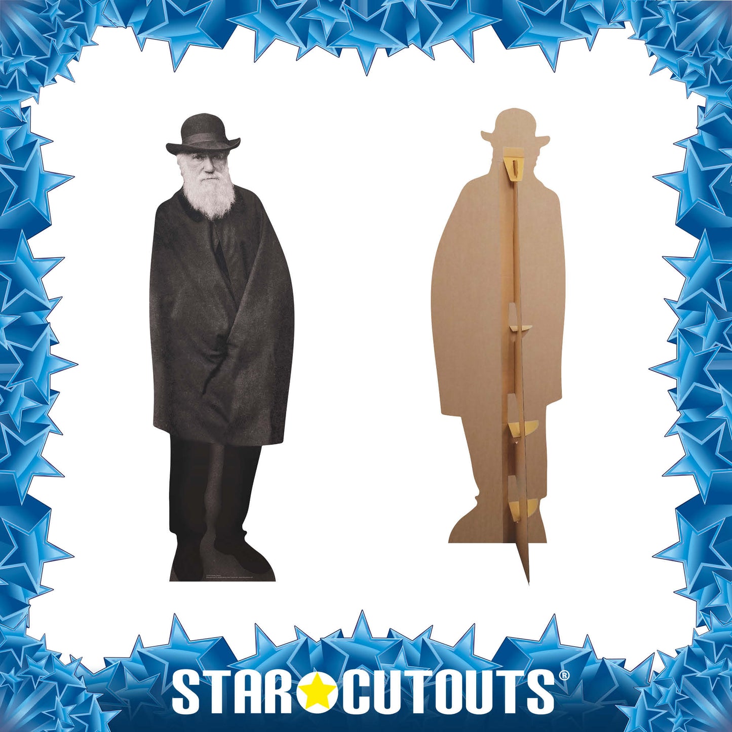 SC104 Charles Darwin Cardboard Cut Out Height 177cm